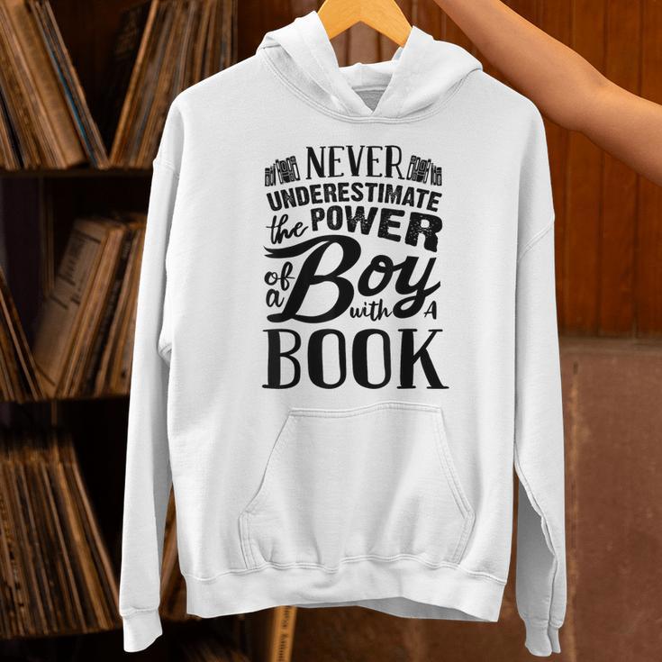 Book Reading Graphic Boys And Men Book Lover Librarian Unisex Hoodie