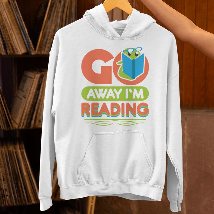 Book Reading Library Go Away Im Reading Unisex Hoodie Book Reading Library Go Away Im Reading Unisex Hoodie
