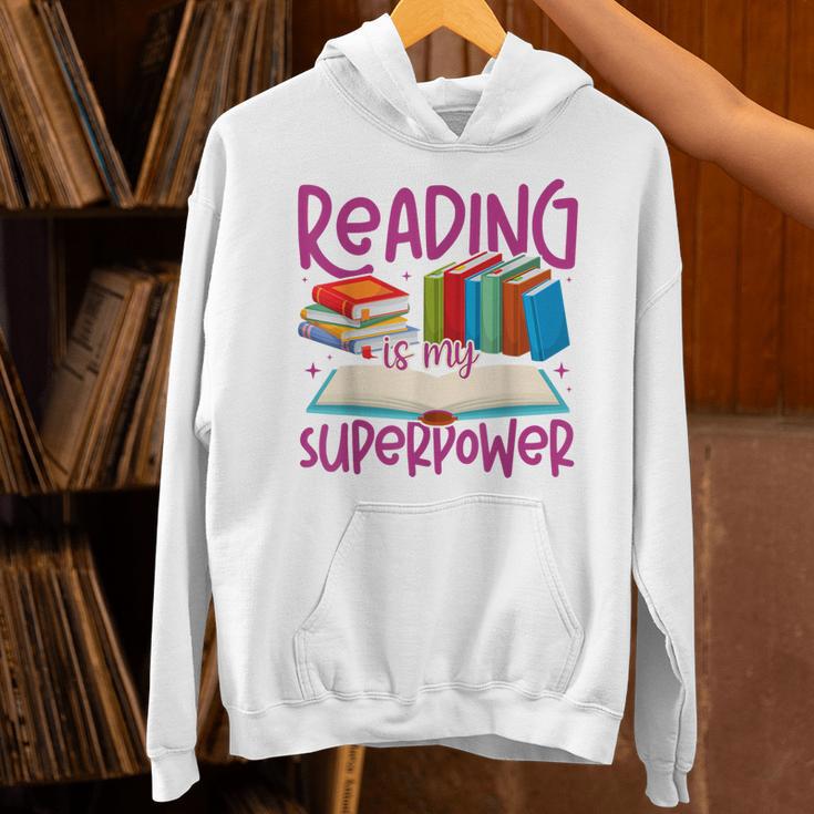 Book Reading Reading Is My Superpower Unisex Hoodie Book Reading Reading Is My Superpower Unisex Hoodie