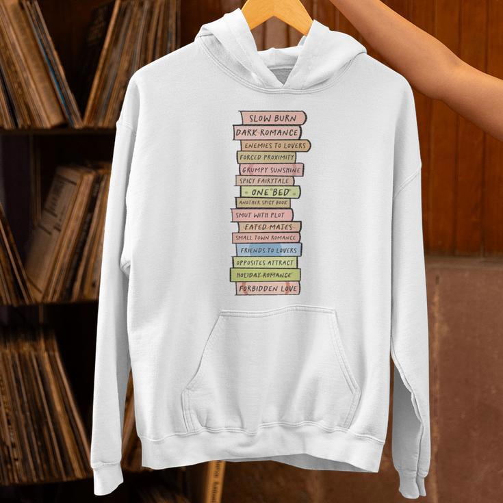 Book Trope Reader Romance Reading Bookish Tropes Lover Unisex Hoodie