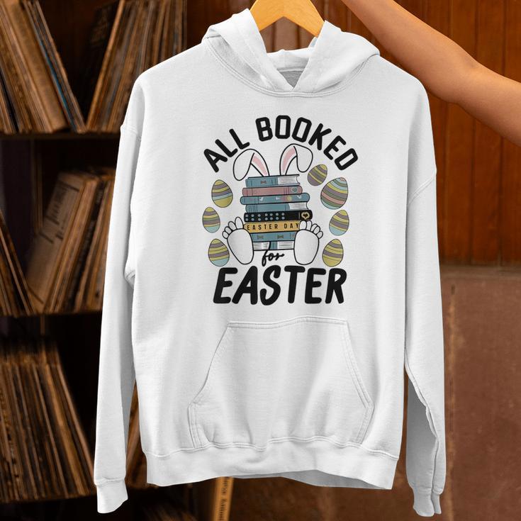 All Booked For Easter Bunny And Books Lovers Teacher For Men Women Unisex Hoodie