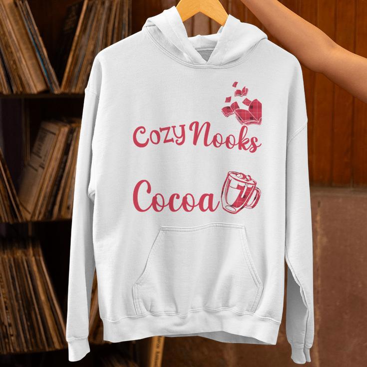 Books Cozy Nooks And Hot Cocoa Cute Fall Booklover Unisex Hoodie Books Cozy Nooks And Hot Cocoa Cute Fall Booklover Unisex Hoodie