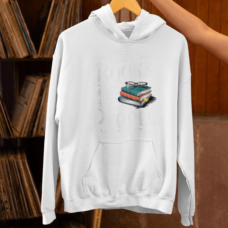 I Like Books More Than People Book Lovers Bookworms Unisex Hoodie