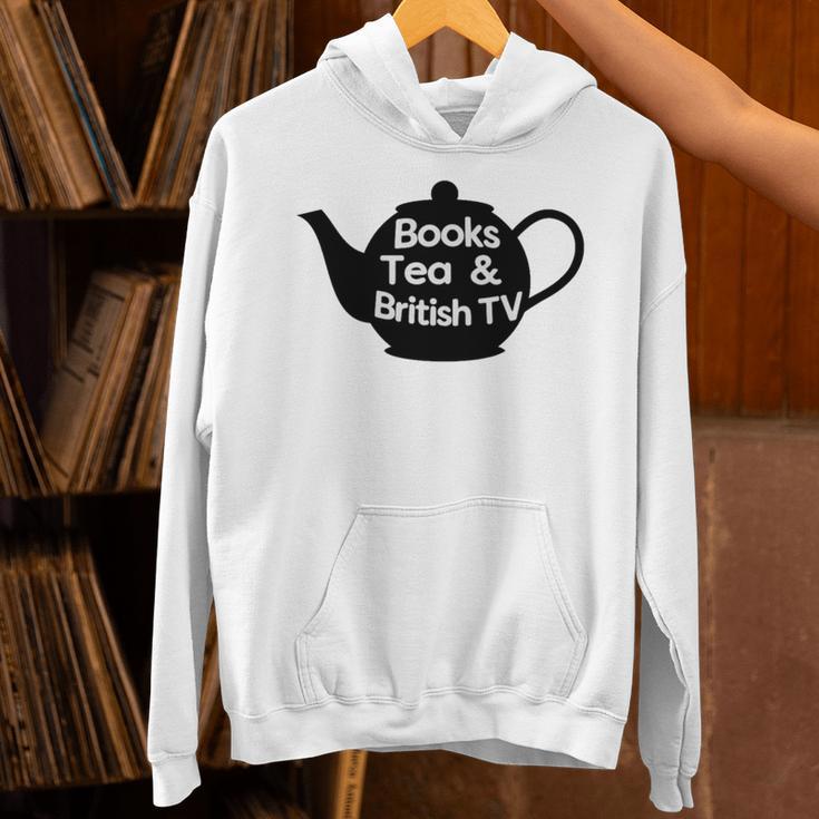 Books Tea And British TV Premium Tri-Blend T-Shirt Unisex Hoodie