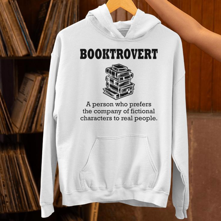 Booktrovert Definition Book Lover Bookworm Bookish Reading Unisex Hoodie
