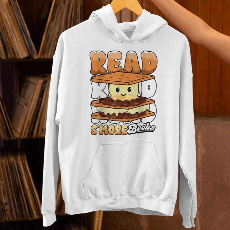 Camping Reading Fun Book Lover Camper Librarian Unisex Hoodie