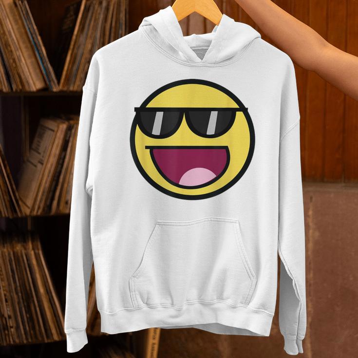 Cool Epic Face サングラス グラフィック シェード ファニー ミーム パーカー