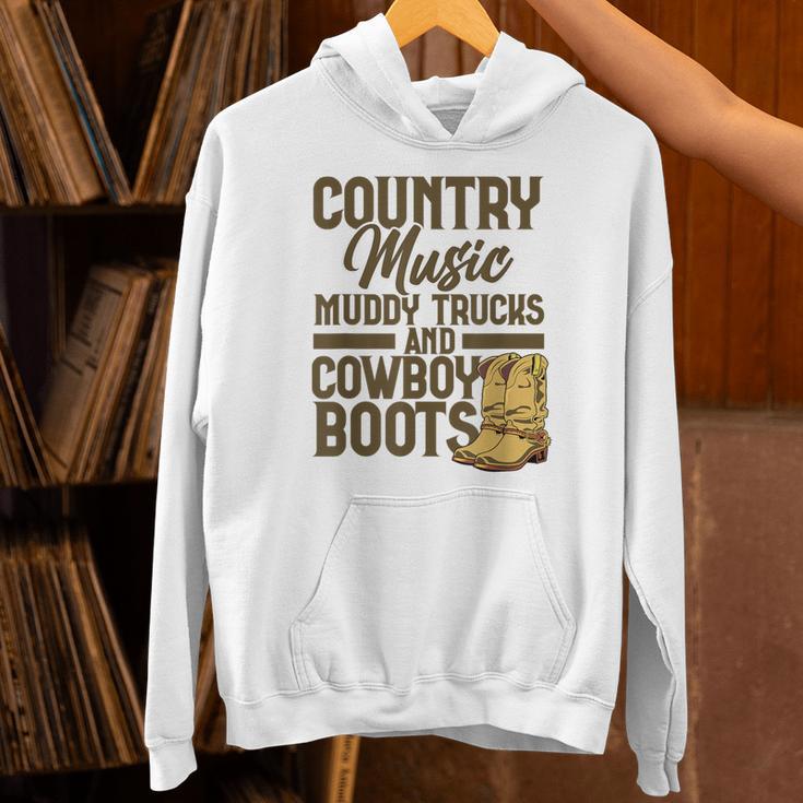 Country Music マディトラックとカウボーイブーツ ウェスタンusa パーカー