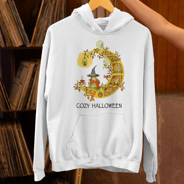 Cozy Halloween Coloring Book Adult Coloring Unisex Hoodie