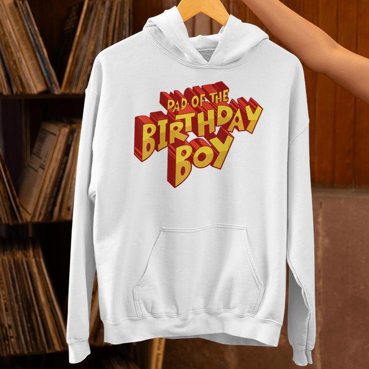 Dad Of The Birthday Boy Fun Comic Book Graphic Unisex Hoodie
