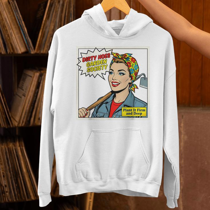 Dirty Hoes Garden Society Comic Book Style Women Unisex Hoodie Dirty Hoes Garden Society Comic Book Style Women Unisex Hoodie