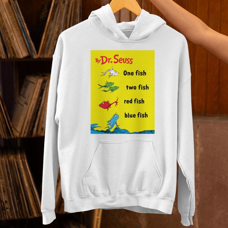 Dr Seuss One Fish Two Fish Book Cover Unisex Hoodie