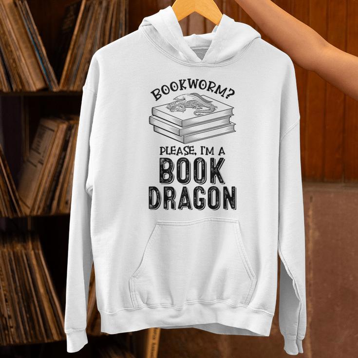 Dragon Literary Readers Book Themed Lovers Book Dragon Unisex Hoodie