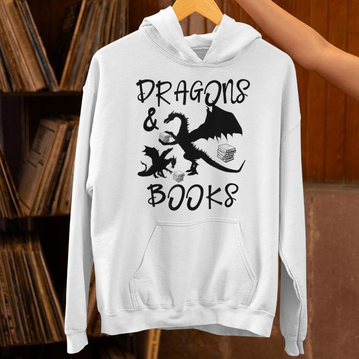 Dragons & Books Reading Unisex Hoodie Dragons & Books Reading Unisex Hoodie