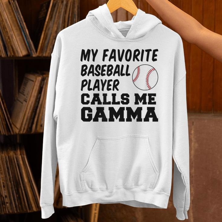 My Favorite Baseball Player Calls Me Gamma Unisex Hoodie My Favorite Baseball Player Calls Me Gamma Unisex Hoodie