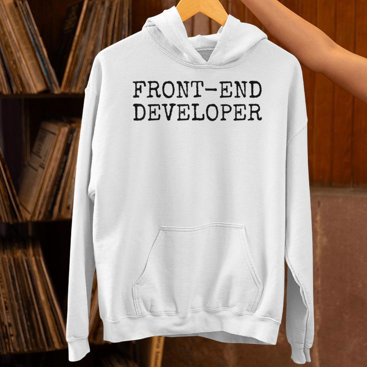 Front End Developer パーカー