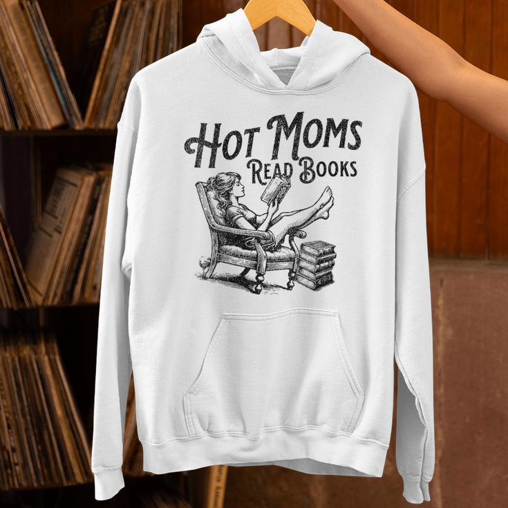 Hot Moms Read Books For Moms Book Lover Unisex Hoodie
