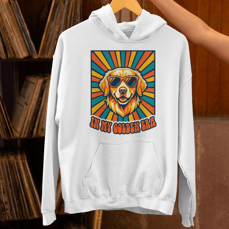 In My Golden Era レトロレトリバー ドッグサングラス グラフィックtシャツ 長袖tシャツ パーカー