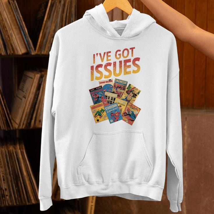 I'Ve Got Issues Comic Book Collecting Comfort Colors Crop Top Unisex Hoodie