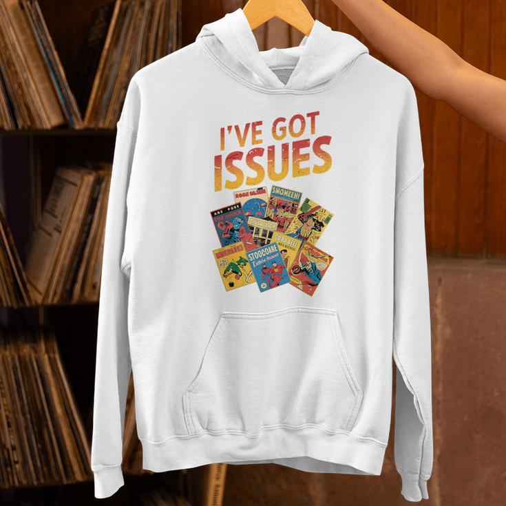 I'Ve Got Issues Comic Book Collecting Premium Tri-Blend Unisex Hoodie