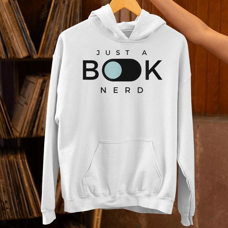 Just A Book Nerd Men Women Children Unisex Hoodie