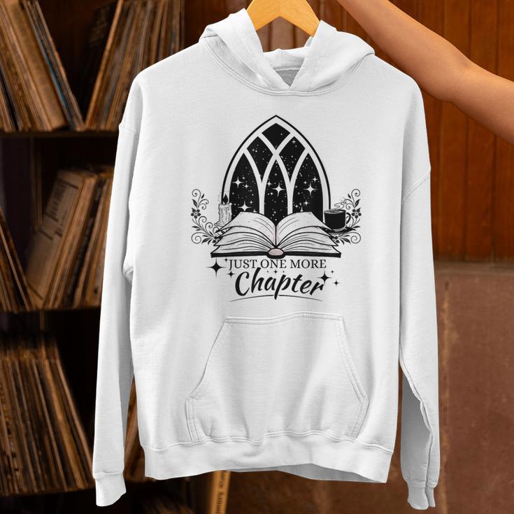 Just One More Chapter Cozy Gothic Book Lover Unisex Hoodie Just One More Chapter Cozy Gothic Book Lover Unisex Hoodie
