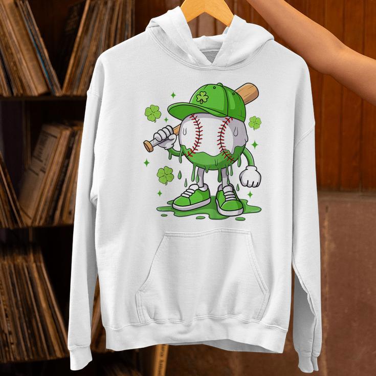 Kids Boys Happy St Patricks Day Kids Baseball Ice Cream Drip Unisex Hoodie Kids Boys Happy St Patricks Day Kids Baseball Ice Cream Drip Unisex Hoodie