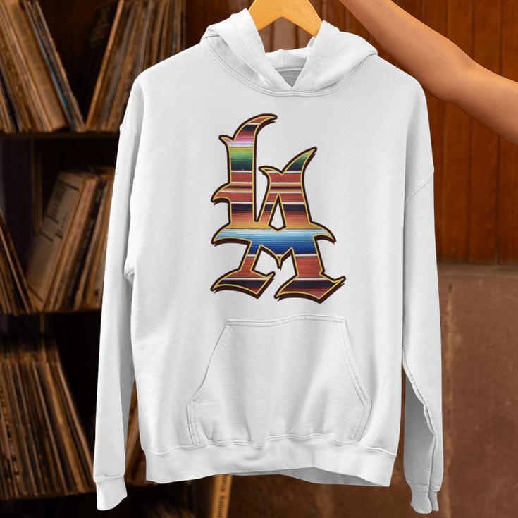 LA Sarape Los Angeles LA Sarape East LA Baseball Mexican Premium Tri-Blend Unisex Hoodie LA Sarape Los Angeles LA Sarape East LA Baseball Mexican Premium Tri-Blend Unisex Hoodie