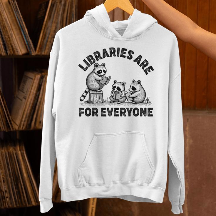 Libraries Are For Everyone Read Banned Book Librarian Reader Unisex Hoodie
