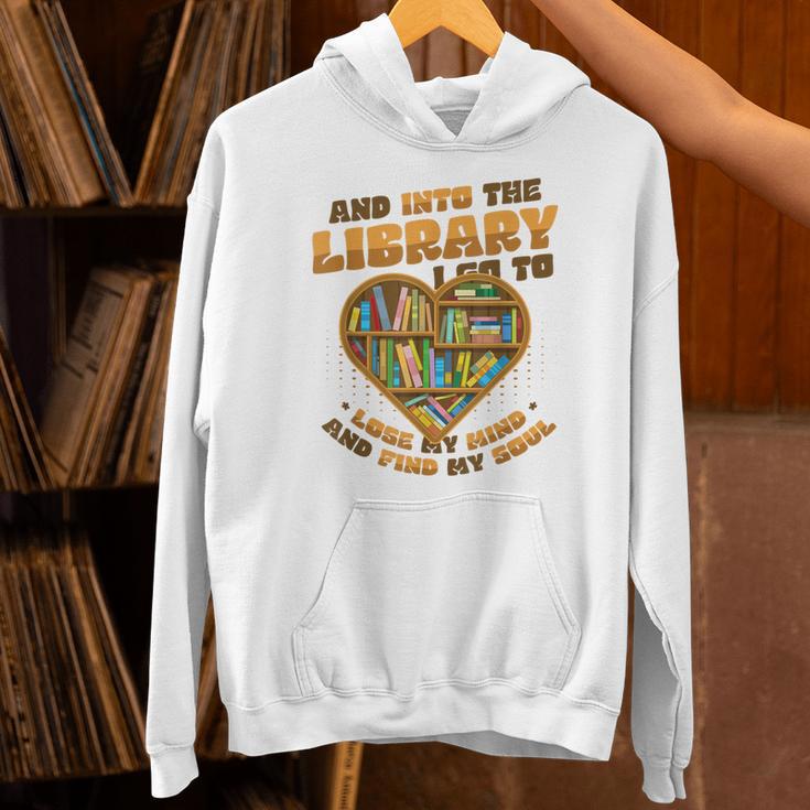 Library Lover Reading Books Librarian Unisex Hoodie