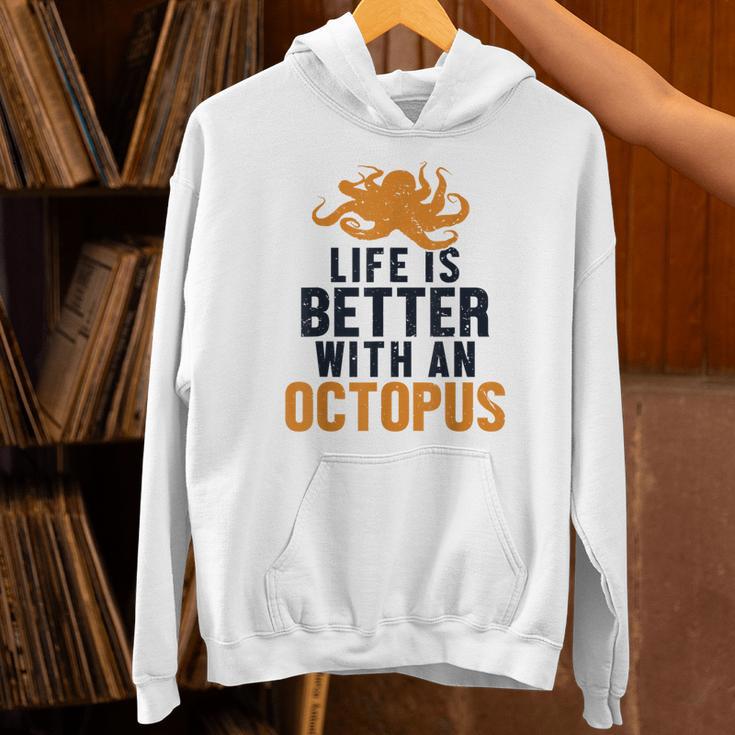 Life Is Better With An Octopus Cephalopoda 蛸 パーカー