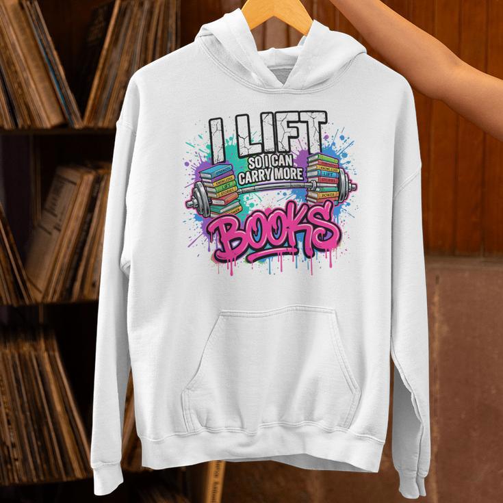 I Lift So I Can Carry More Books Reader Librarian Premium Tri-Blend Unisex Hoodie I Lift So I Can Carry More Books Reader Librarian Premium Tri-Blend Unisex Hoodie