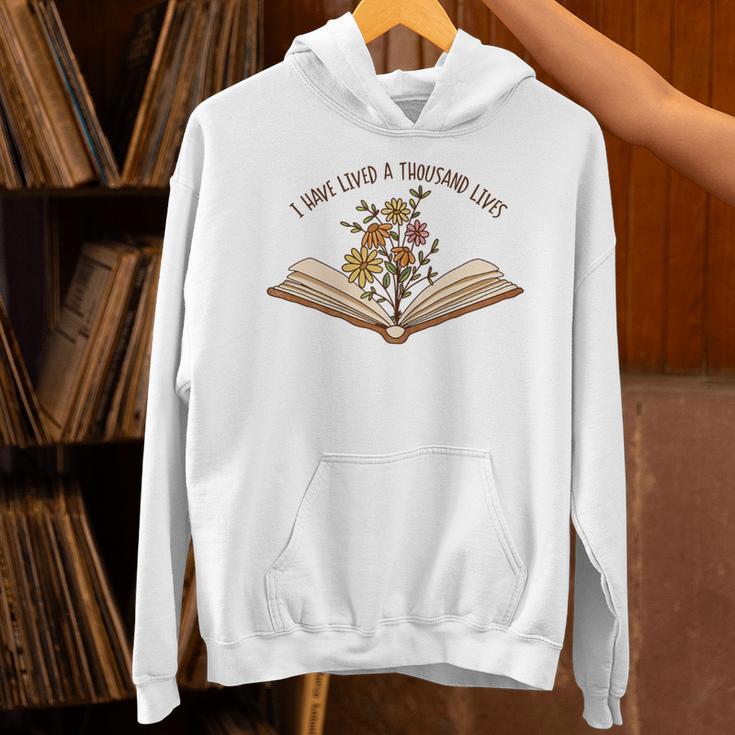 I Have Lived a Thousand Lives Reading Book Lover Unisex Hoodie I Have Lived a Thousand Lives Reading Book Lover Unisex Hoodie