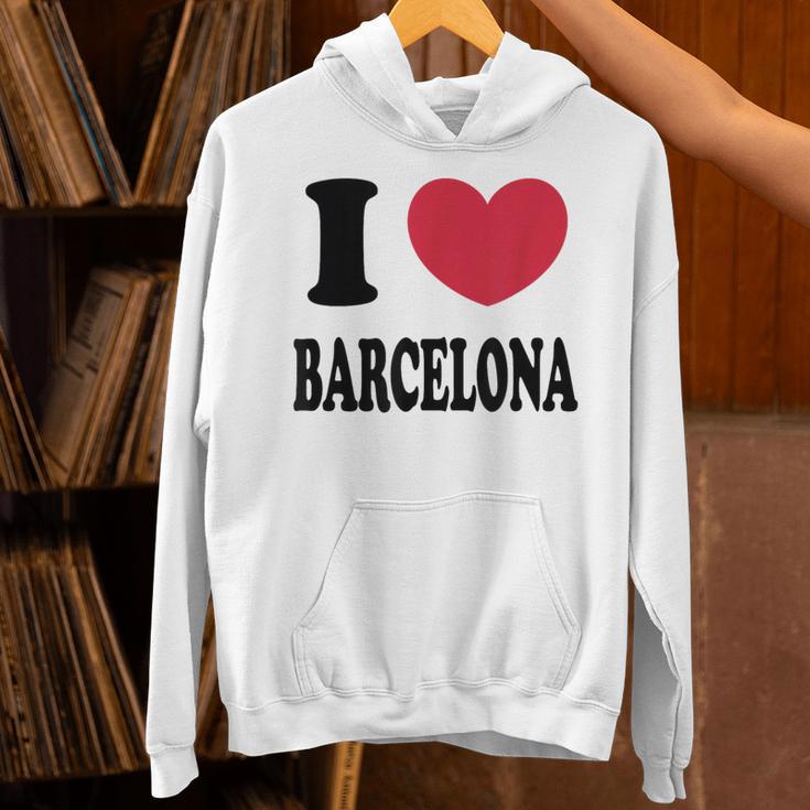 I Love Barcelona バルセロナが大好き パーカー