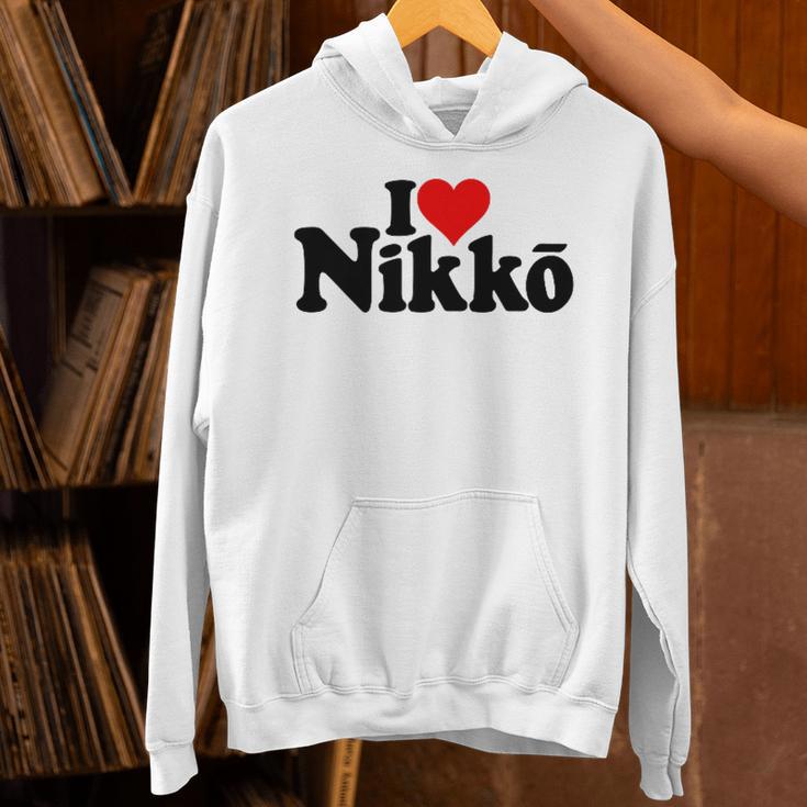 I Love Heart Nikko Japan 栃木県 パーカー
