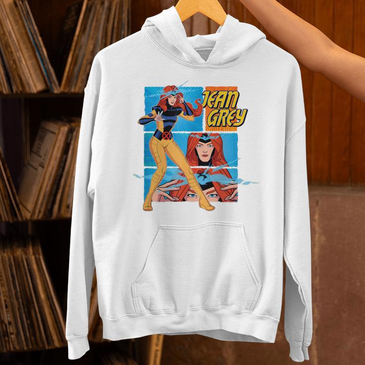 Marvel X-Men '97 Jean Grey Vintage Classic Comic Book Panels Unisex Hoodie Marvel X-Men '97 Jean Grey Vintage Classic Comic Book Panels Unisex Hoodie