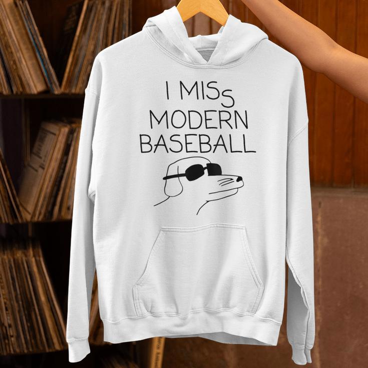 I Miss Modern Baseball Vintage Baseball Meme Tee Unisex Hoodie