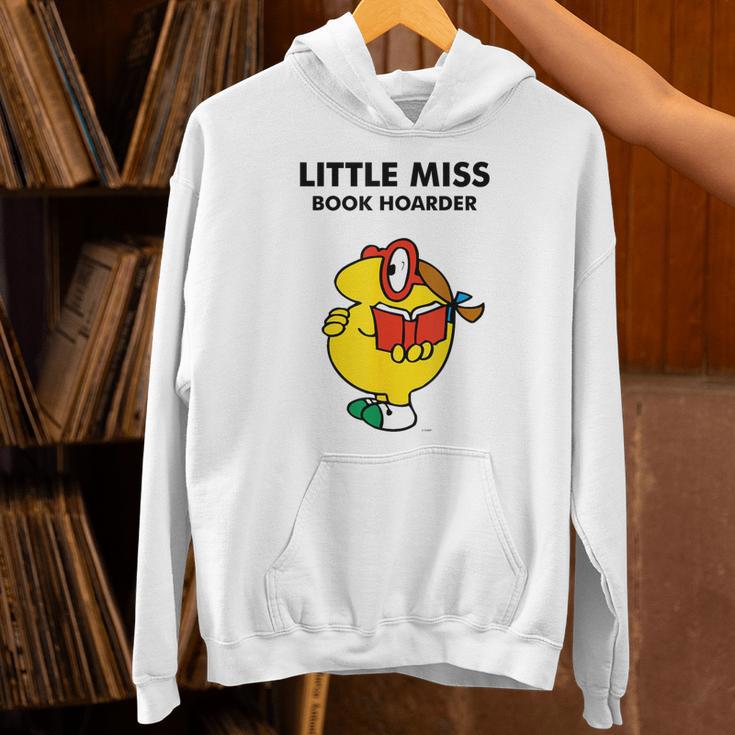 Mr Men Little Miss Meme Little Miss Book Hoarder Unisex Hoodie