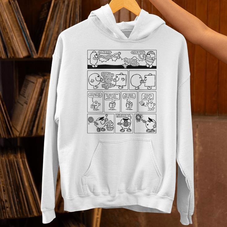 Mr Men Retro Comic Book Strip 70s & Unisex Hoodie Mr Men Retro Comic Book Strip 70s & Unisex Hoodie