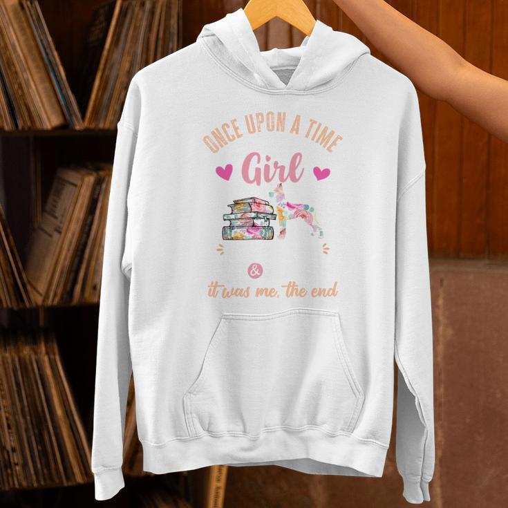 Once Upon a Girl Who Loved Great Danes & Books Unisex Hoodie Once Upon a Girl Who Loved Great Danes & Books Unisex Hoodie