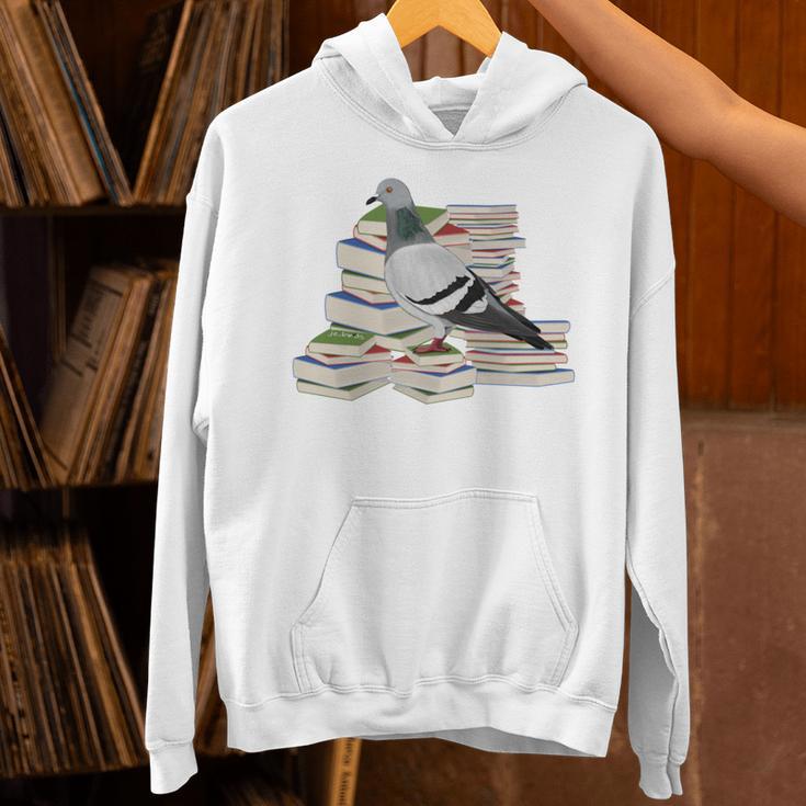 Pigeon Birds And Books Reading Bird Watching Bookworm Unisex Hoodie Pigeon Birds And Books Reading Bird Watching Bookworm Unisex Hoodie