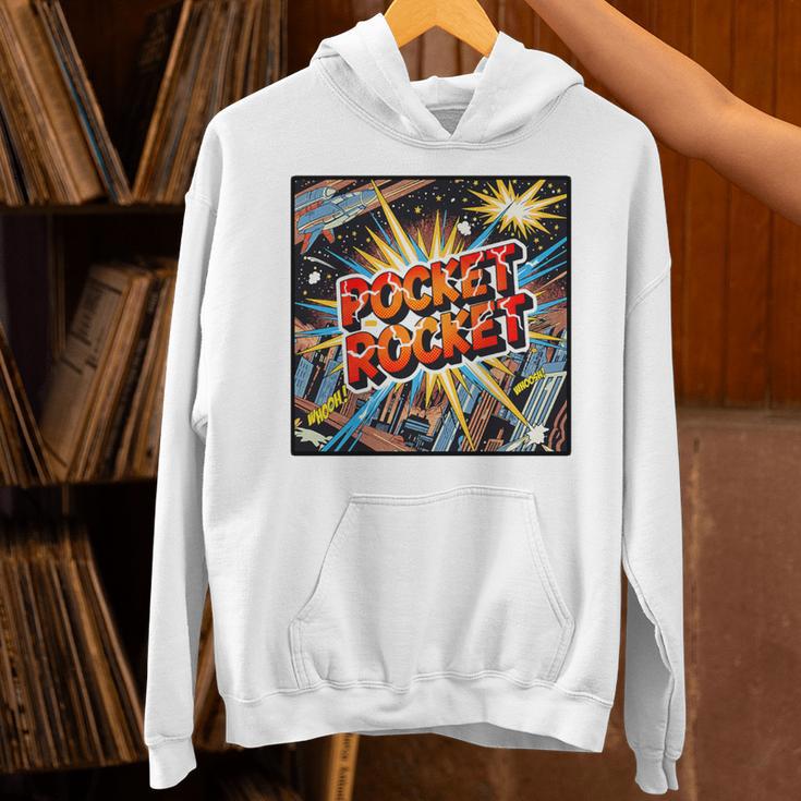 Pocket Rocket Comic Book Style Premium Tri-Blend Unisex Hoodie