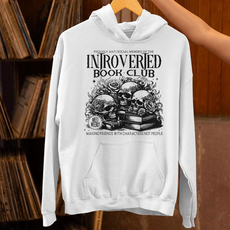 Proudly Anti Social Member Of The Introverted Book Club Unisex Hoodie