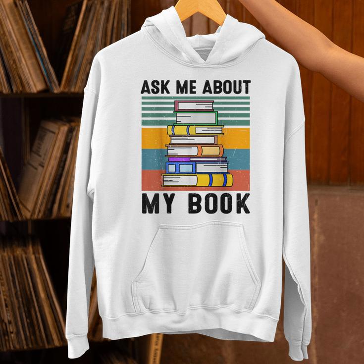 Published Author TShirt Ask Me About My Book Writer Unisex Hoodie