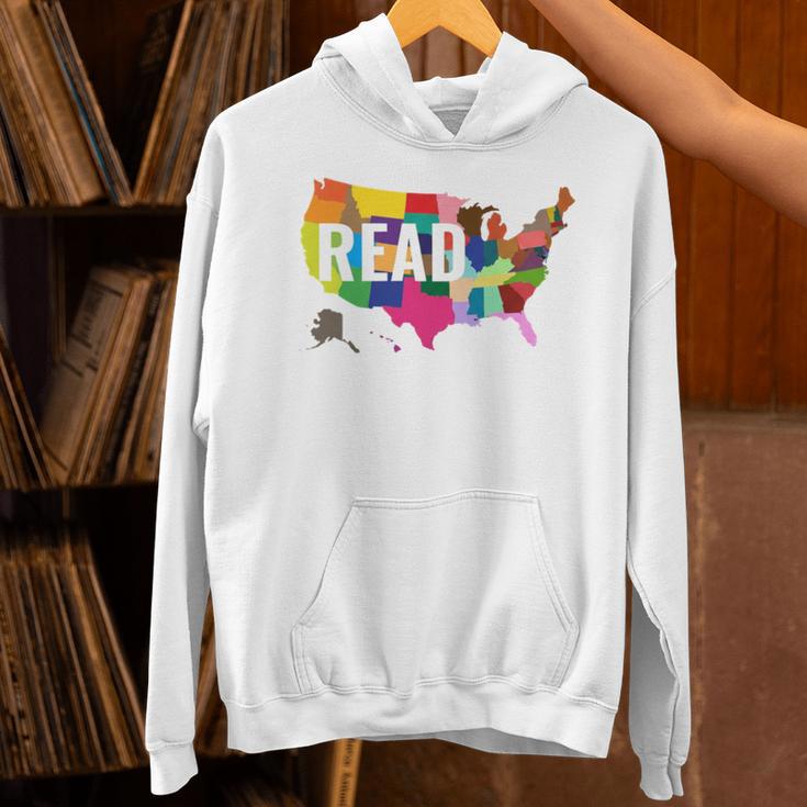 Read America Shirt United States Read Books Unisex Hoodie Read America Shirt United States Read Books Unisex Hoodie
