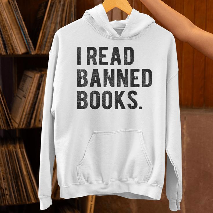 I Read Banned Books Librarians Banned Books Bookworm Reader Unisex Hoodie