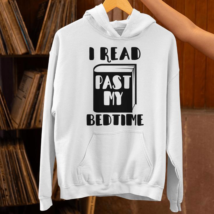 I Read Past My Bedtime Book Reader Unisex Hoodie