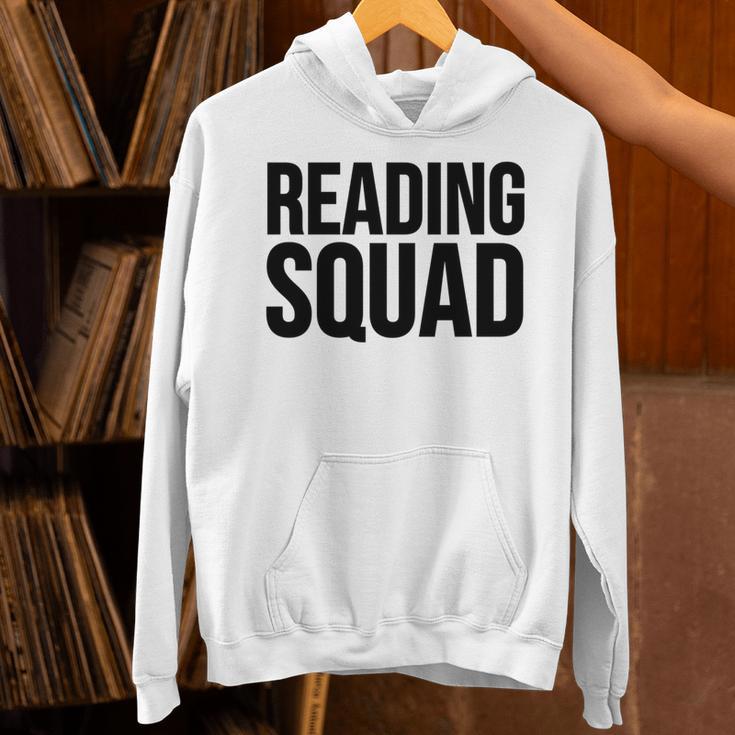 Reader Book Lover Reading Squad Unisex Hoodie