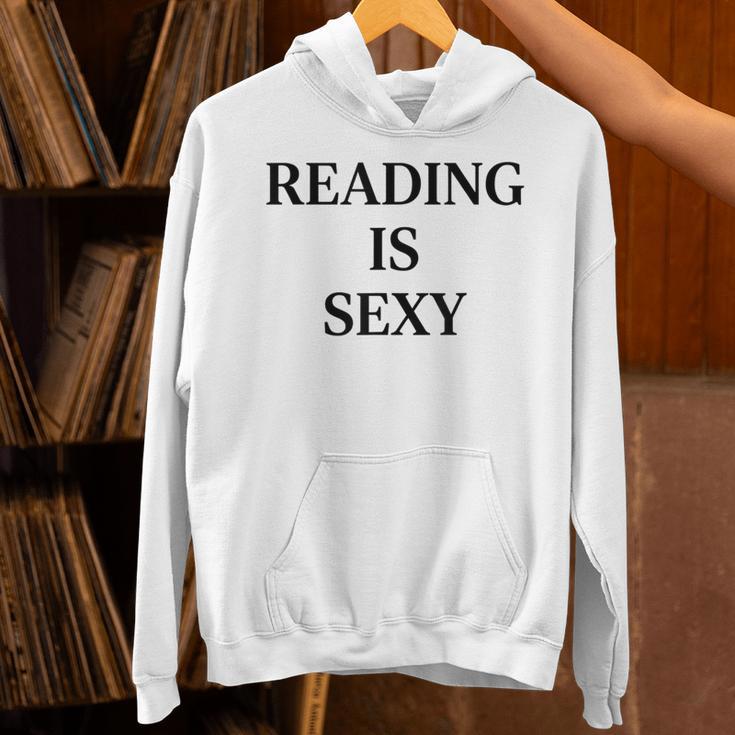 Reading Is Sexy Literary Reading Book Humor Unisex Hoodie
