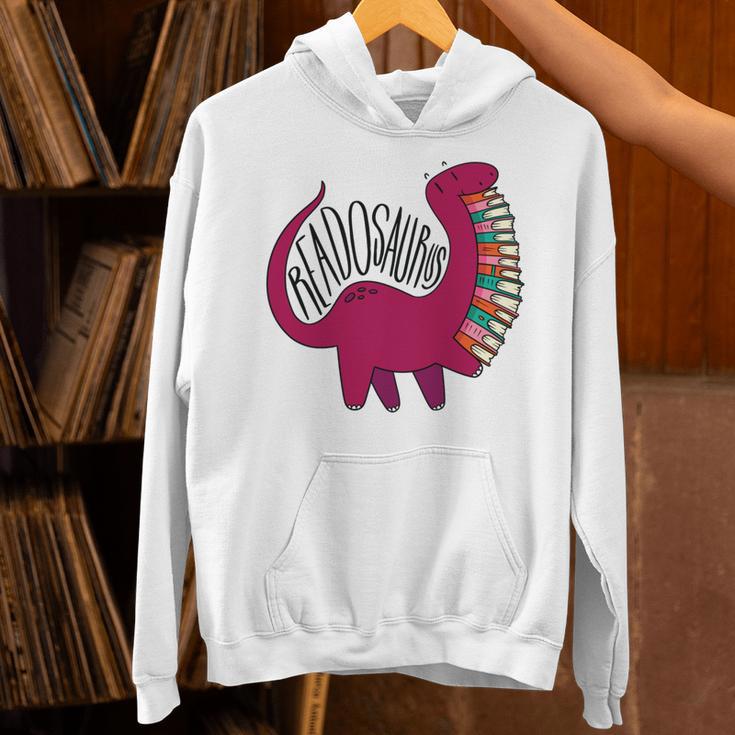 Readosaurus Reading Dinosaur Book Lover Library Studying Unisex Hoodie Readosaurus Reading Dinosaur Book Lover Library Studying Unisex Hoodie